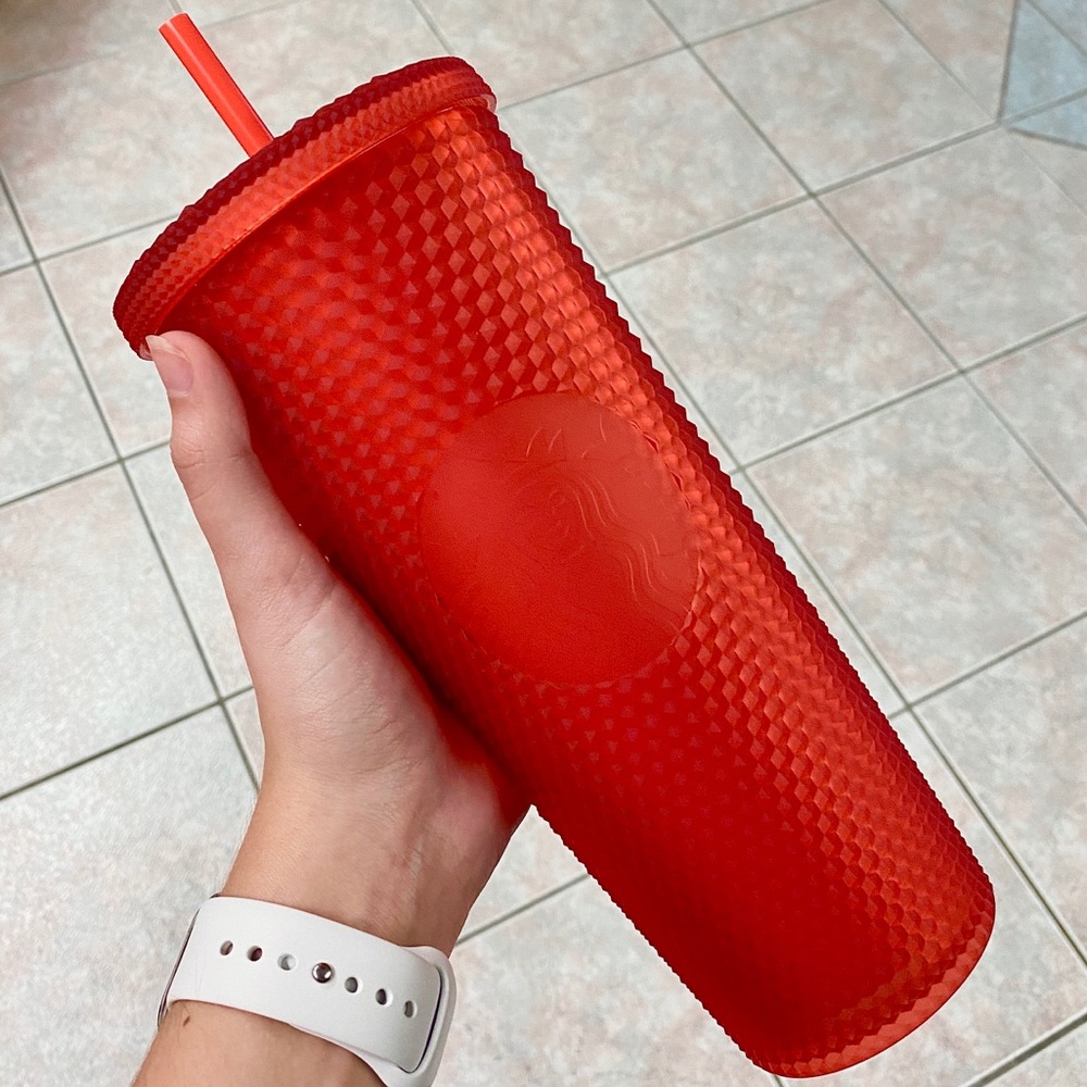 Starbucks - 24oz Red Neon Cup